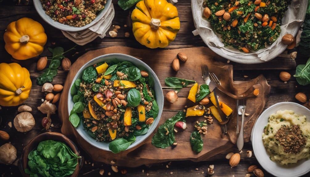 acorn squash vegetarian sides