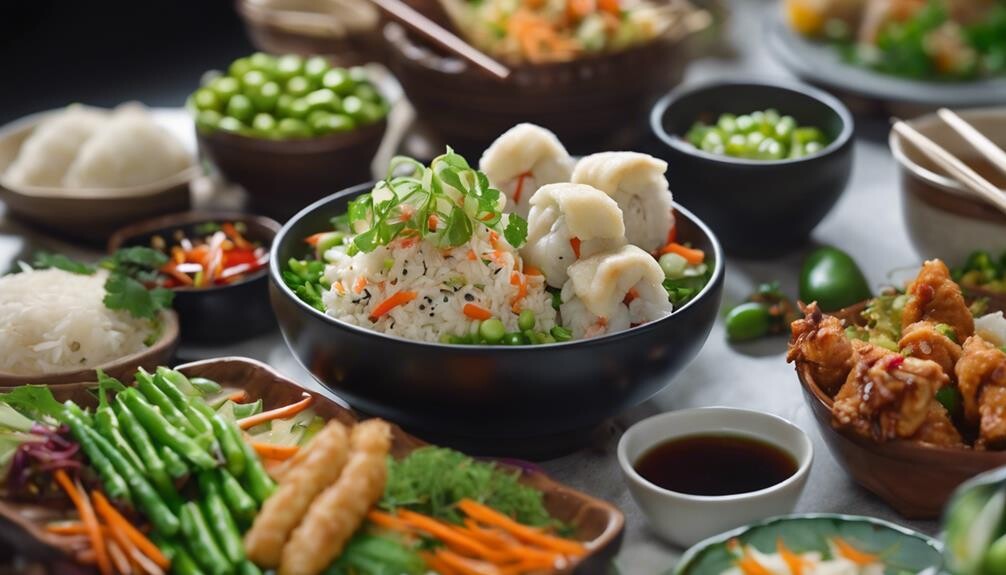 asian chicken salad sides