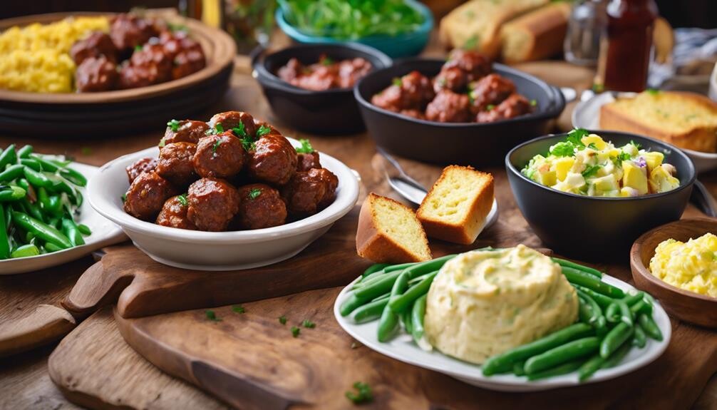 bbq meatballs side dishes