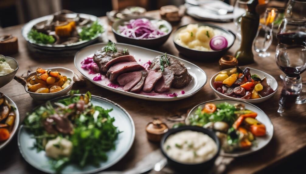 beef tongue side dishes