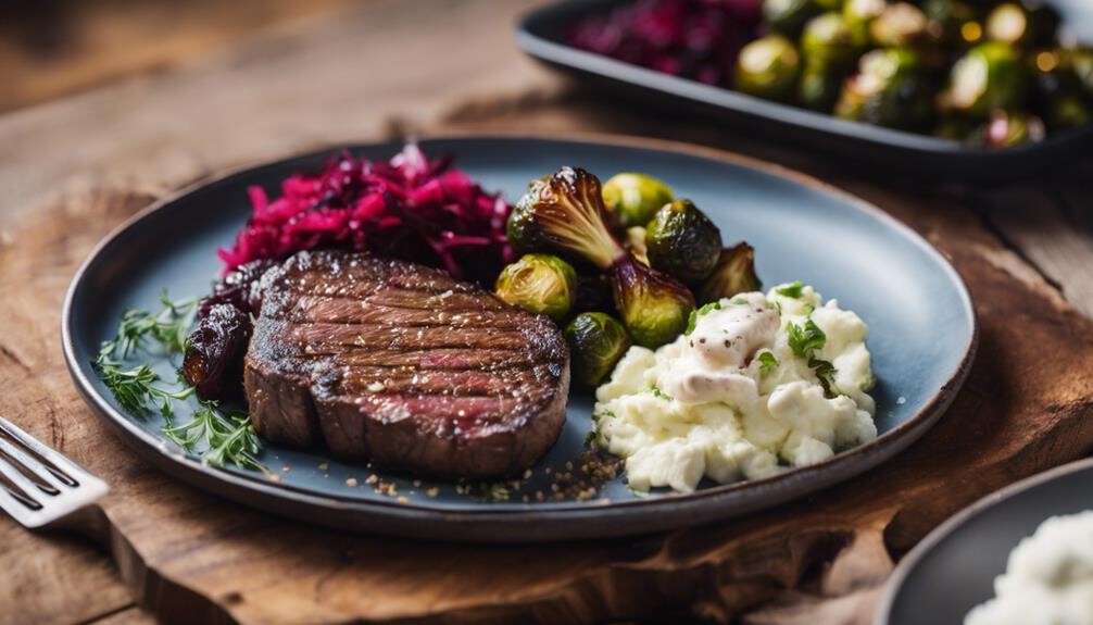 bison steak side dishes