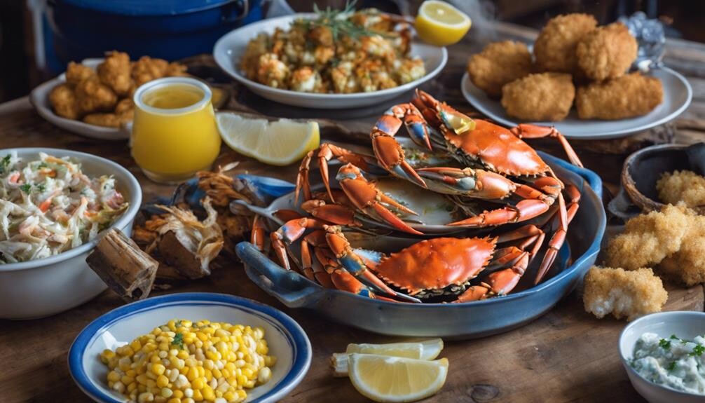 blue crabs side dishes