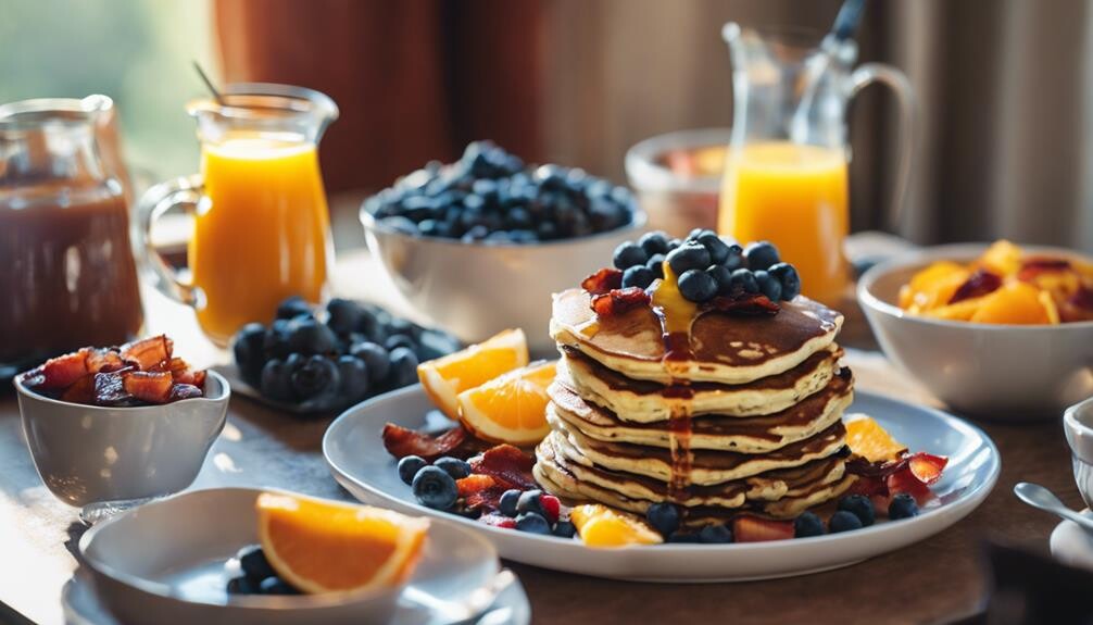 blueberry pancakes side dishes