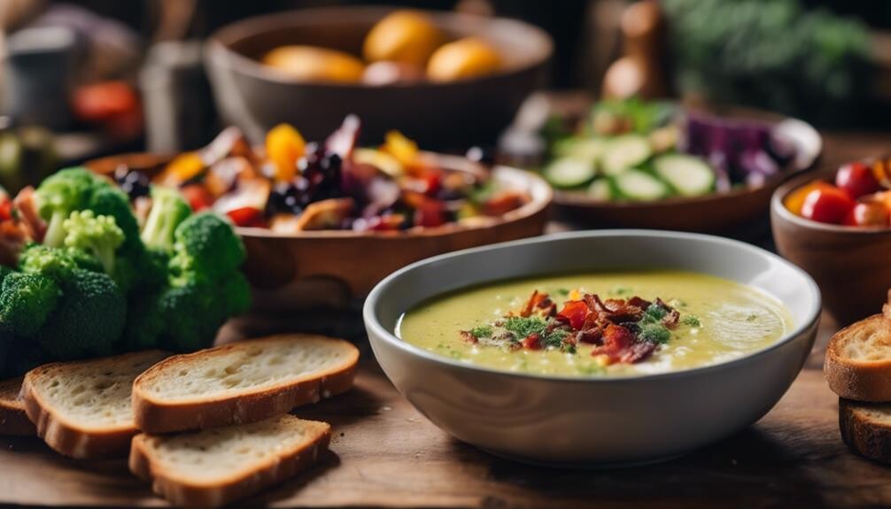 broccoli soup side dishes