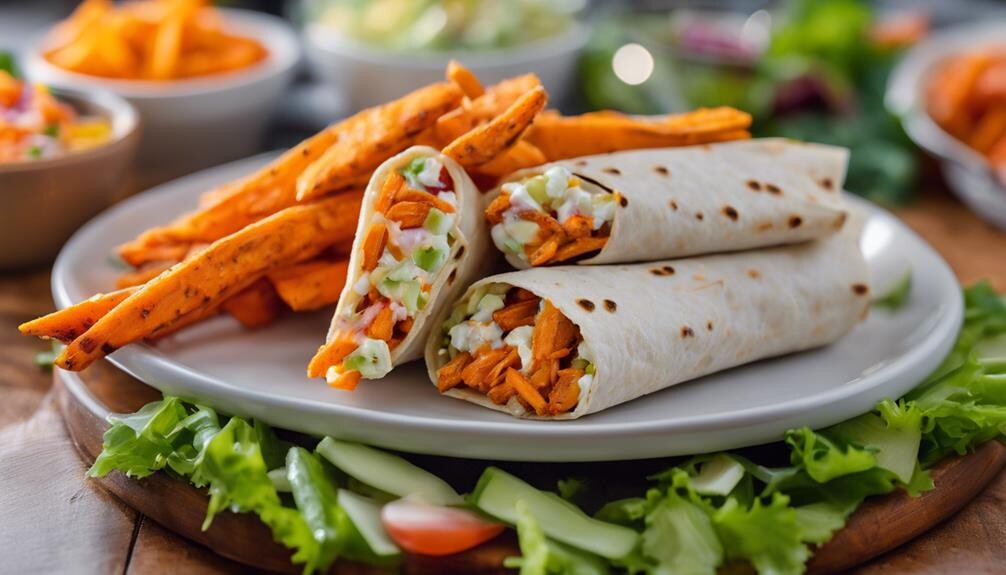 buffalo chicken wrap sides