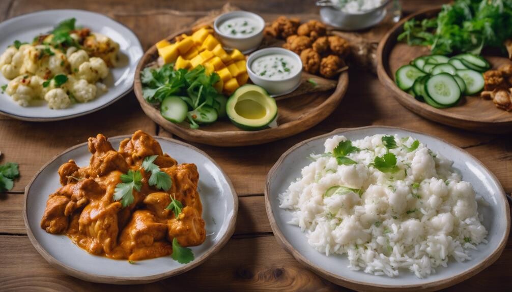 butter chicken side dishes