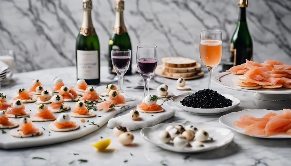 caviar side dish ideas