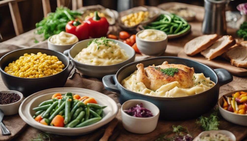 chicken and noodle sides