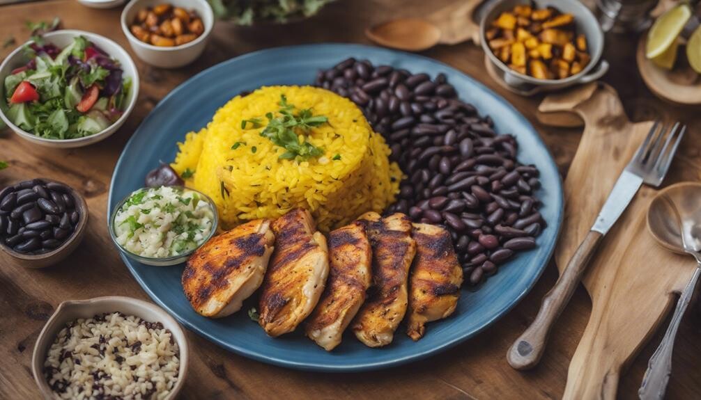 chicken and yellow rice