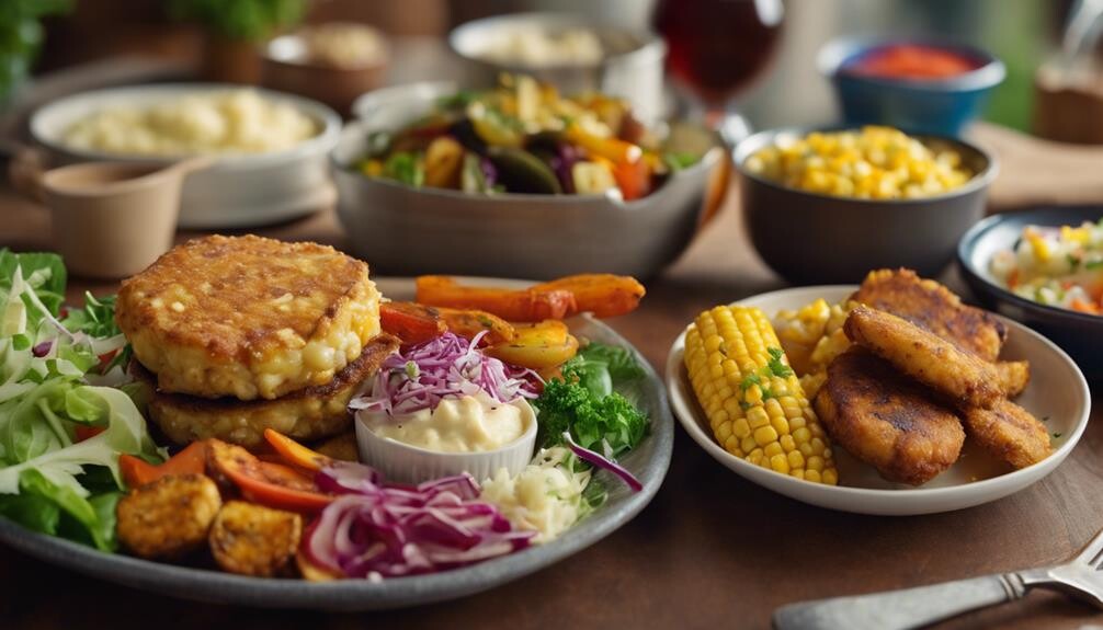 chicken patty side dishes