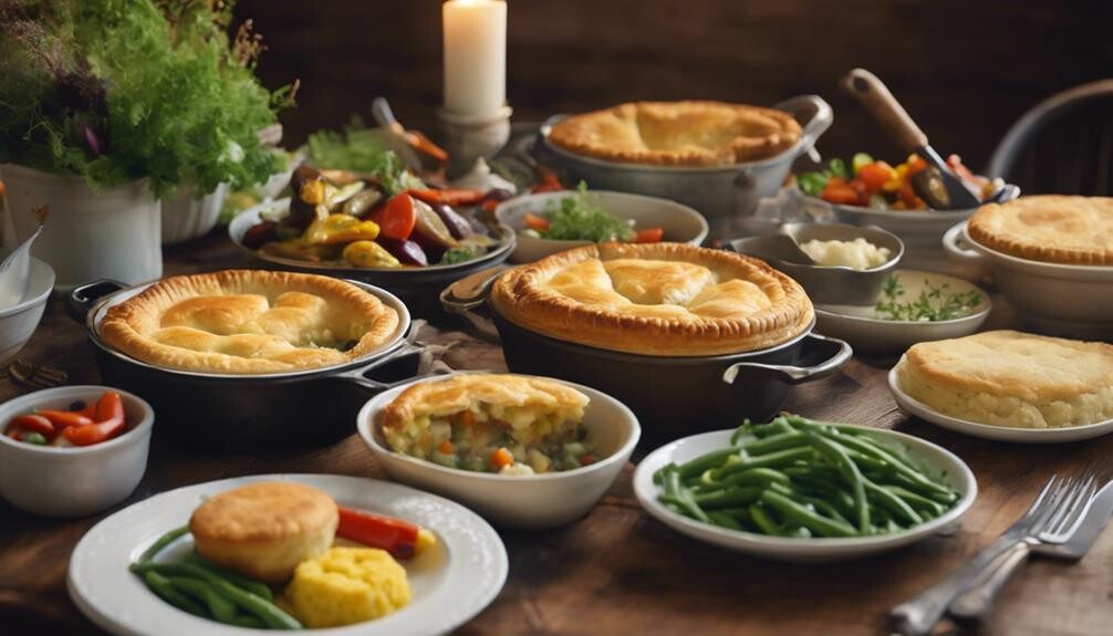 chicken pot pie sides