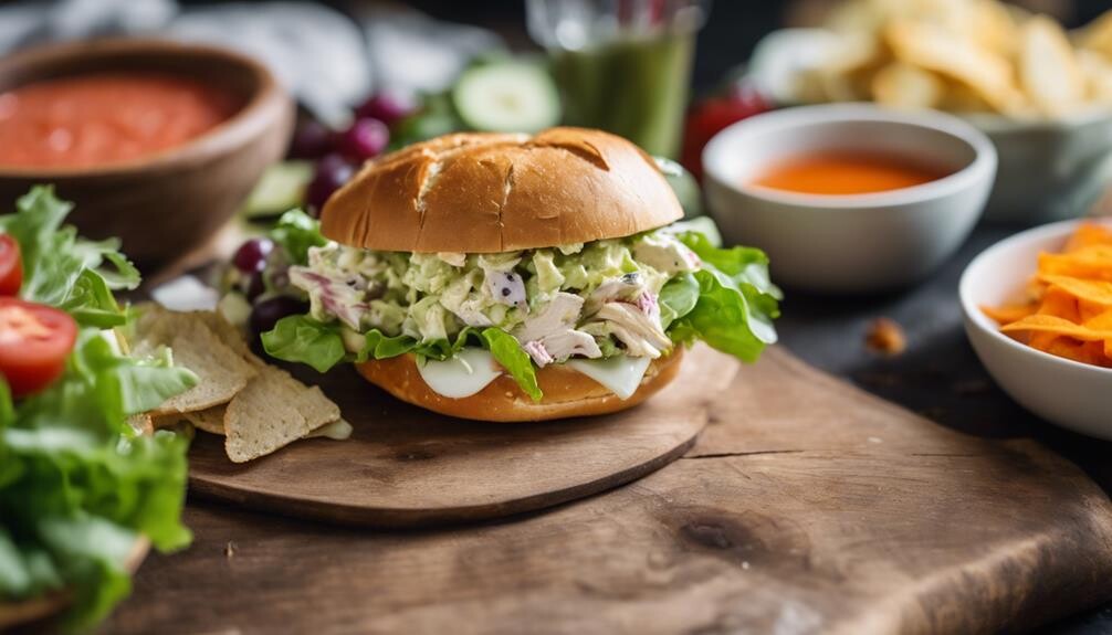 chicken salad sandwich sides