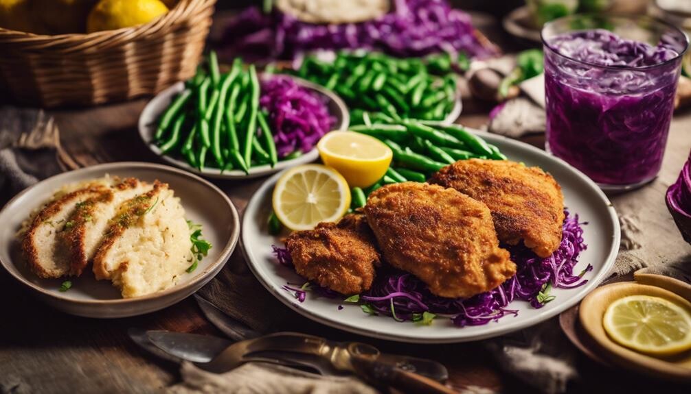 chicken schnitzel side dishes