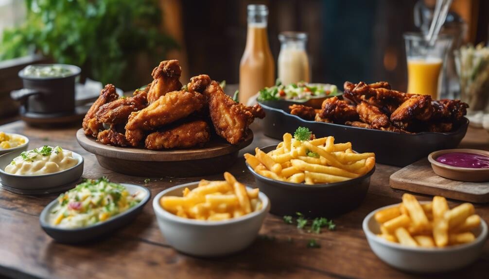 chicken wings side dishes