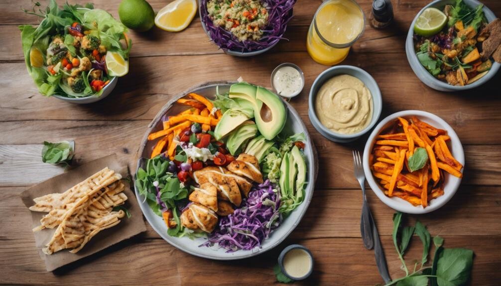 chicken wrap side dishes