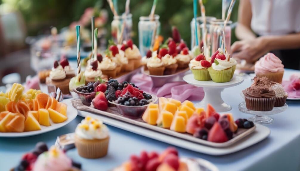 complementary dishes for cake