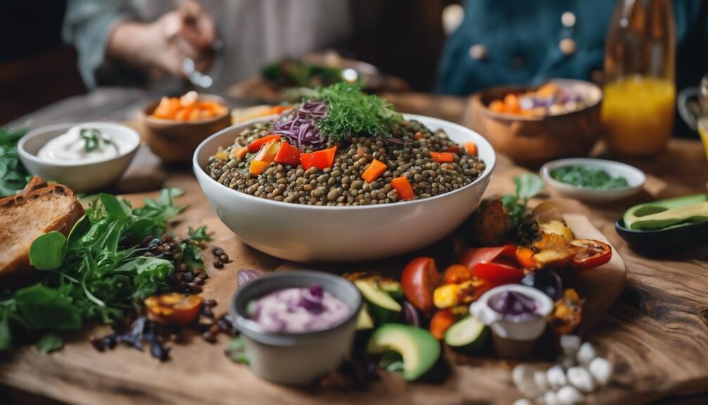 complementary sides for lentil salad