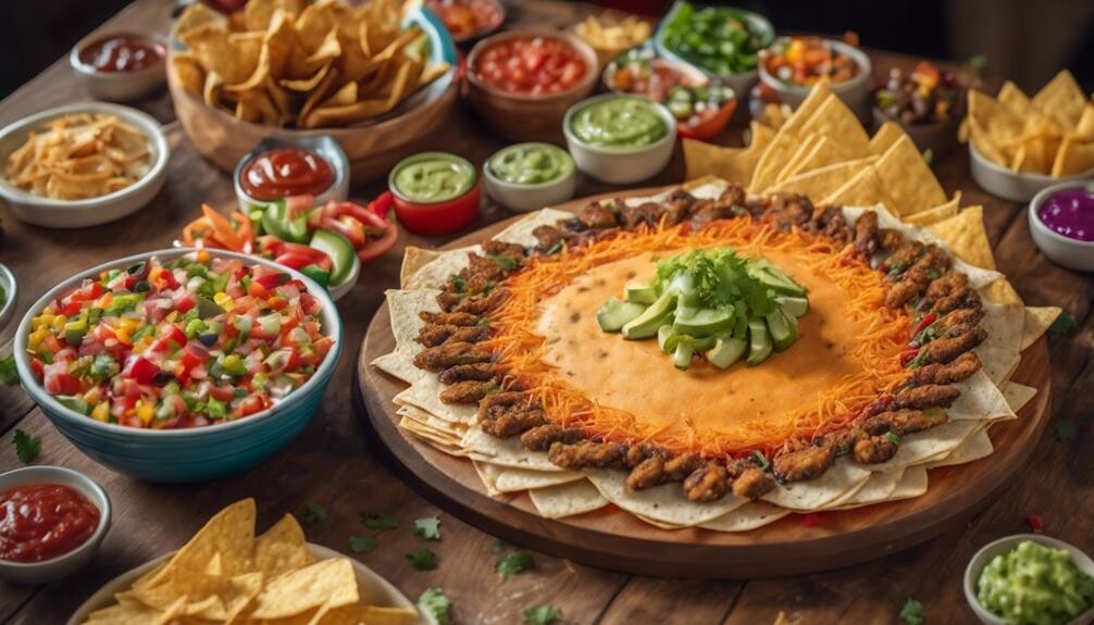 complementing 7 layer dip