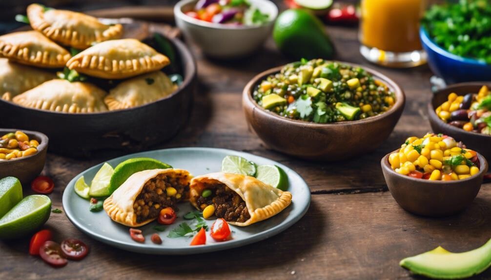 complementing beef empanadas with sides