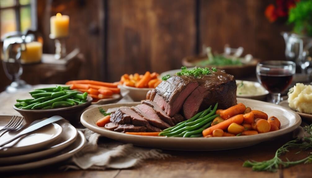 complementing beef pot roast