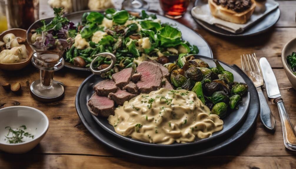 complementing beef stroganoff perfectly