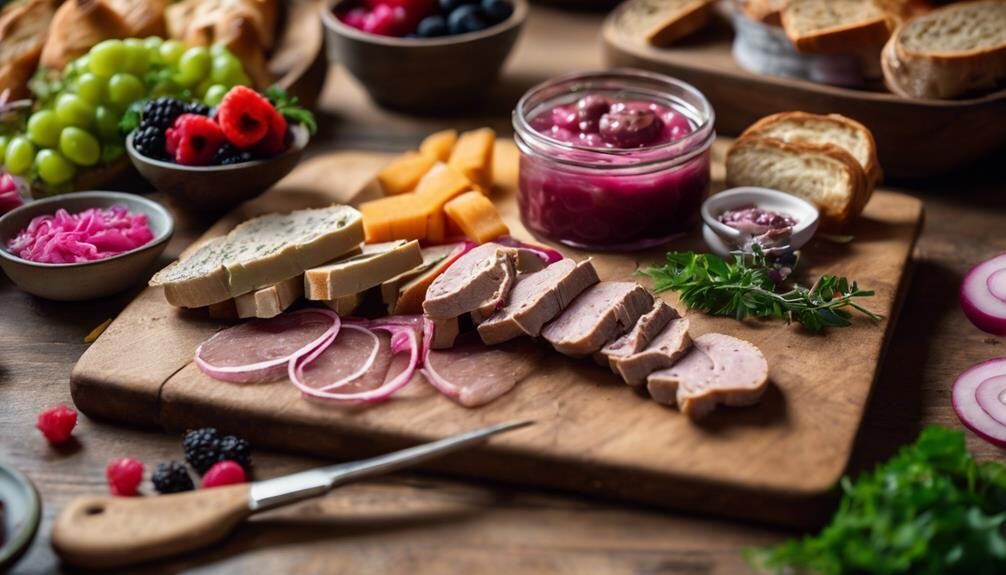 complementing chicken liver pate