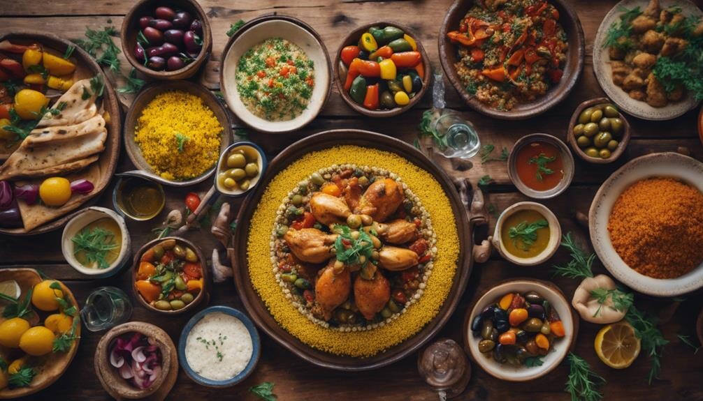 complementing chicken tagine perfectly