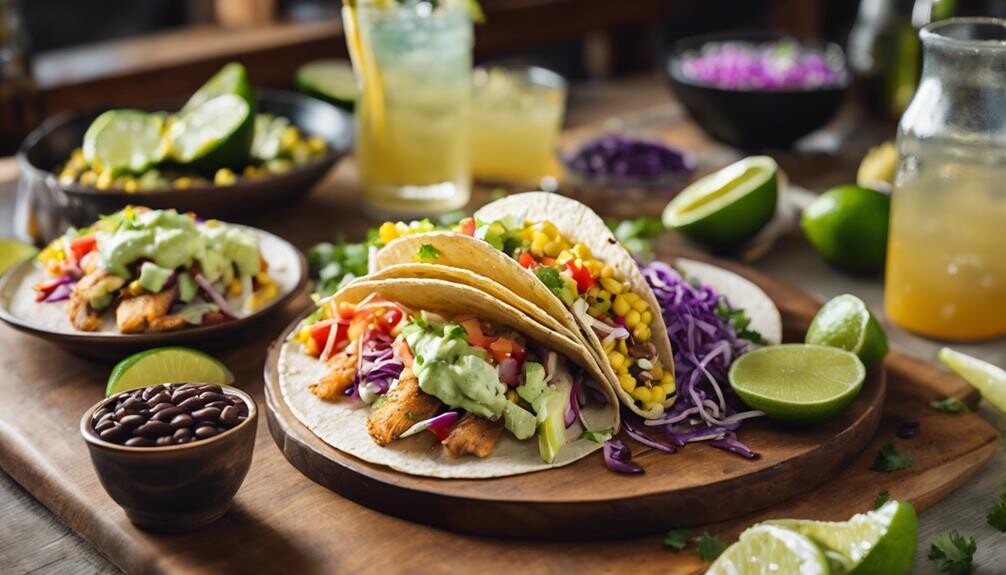 complementing fish tacos perfectly