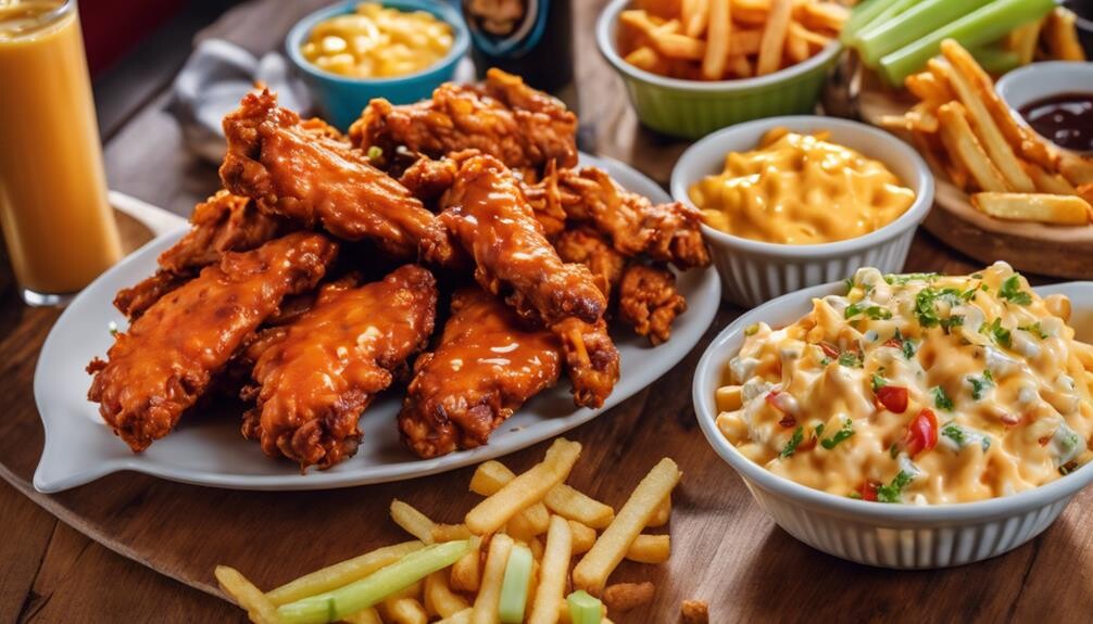 complementing flavors for wings