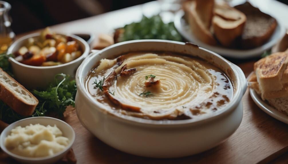 complementing french onion soup dishes