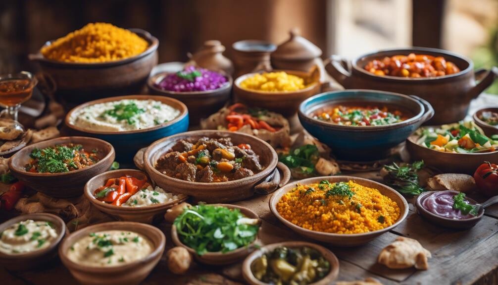 complementing lamb tagine flavors