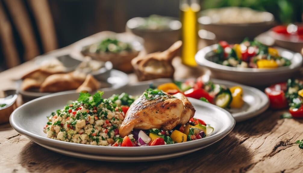 complementing mediterranean chicken dishes