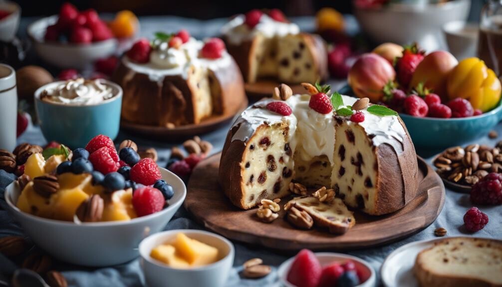 complementing panettone with sides