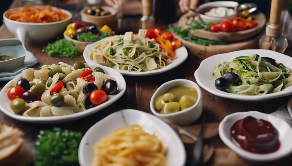 complementing pasta primavera perfectly