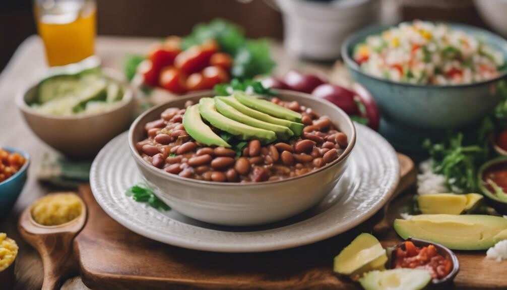 complementing pinto beans and rice