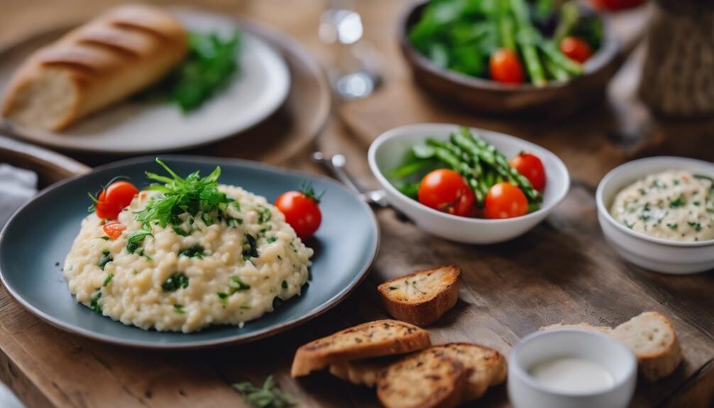 complementing risotto with sides