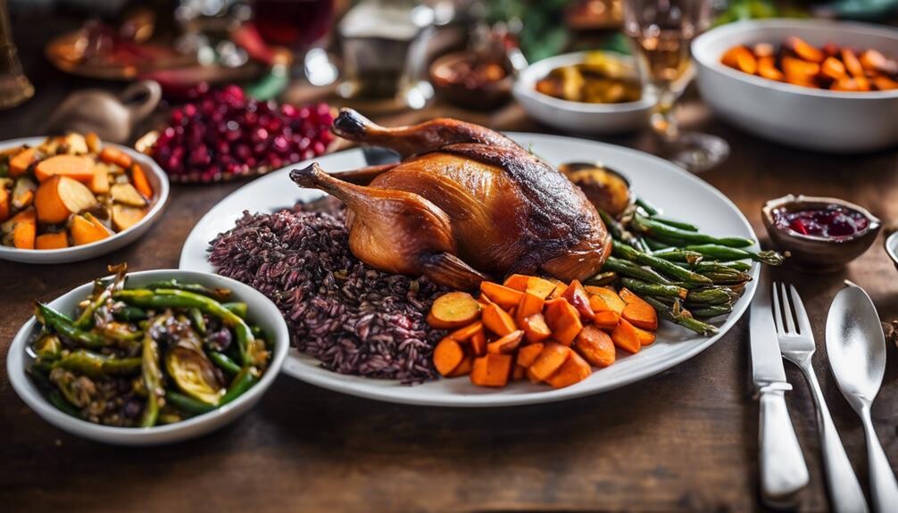 complementing roasted duck dishes