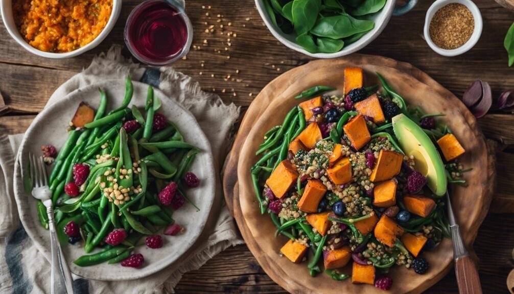 complementing roasted sweet potatoes