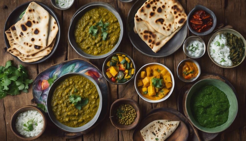 complementing saag paneer perfectly