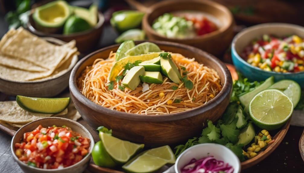 complementing sopa de fideo