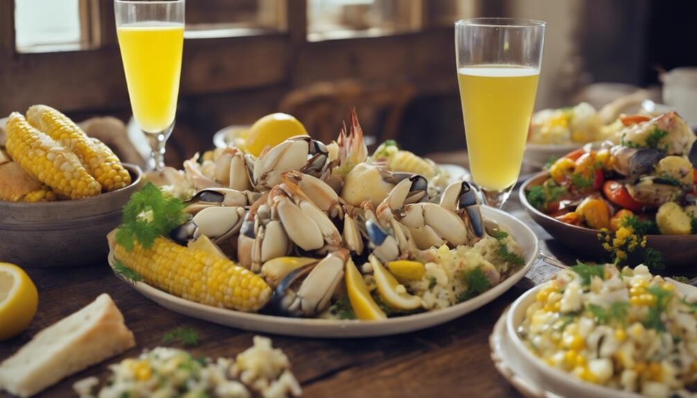 complementing stone crabs perfectly