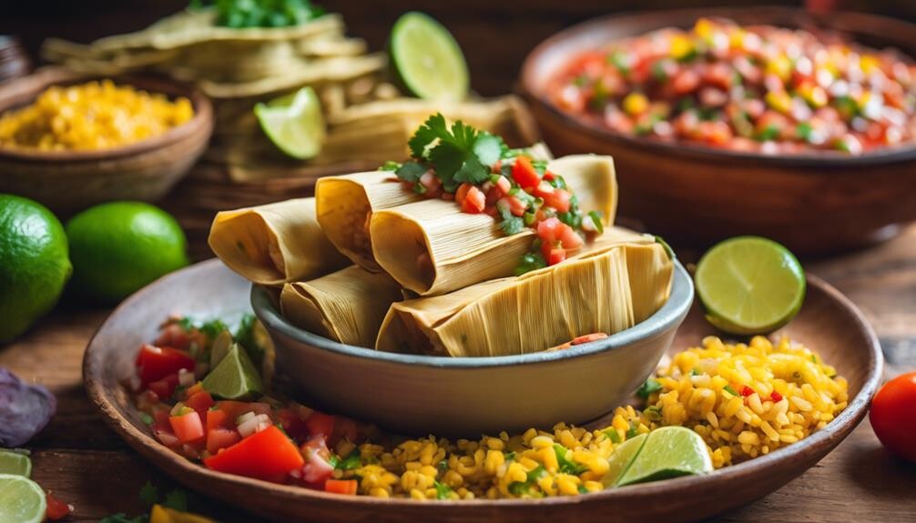 complementing tamales with sides