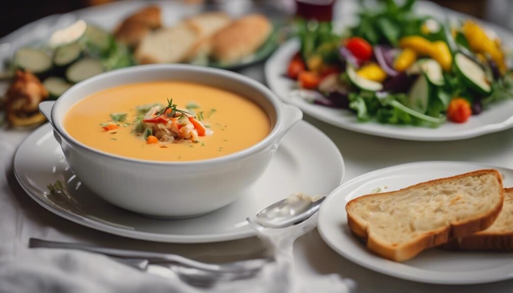 crab bisque pairing ideas