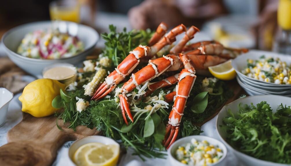 crab legs side dishes