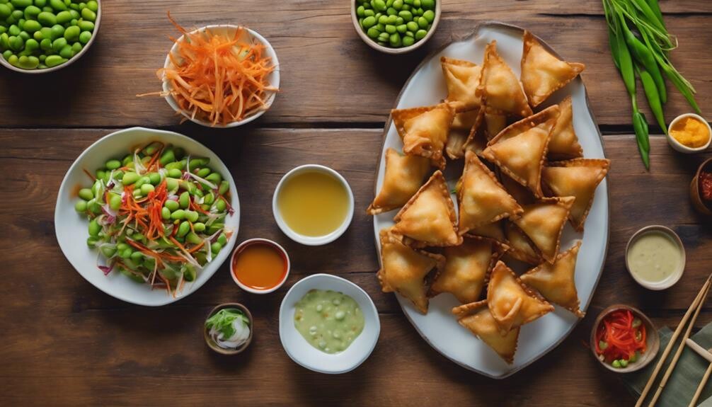 crab rangoon side dishes