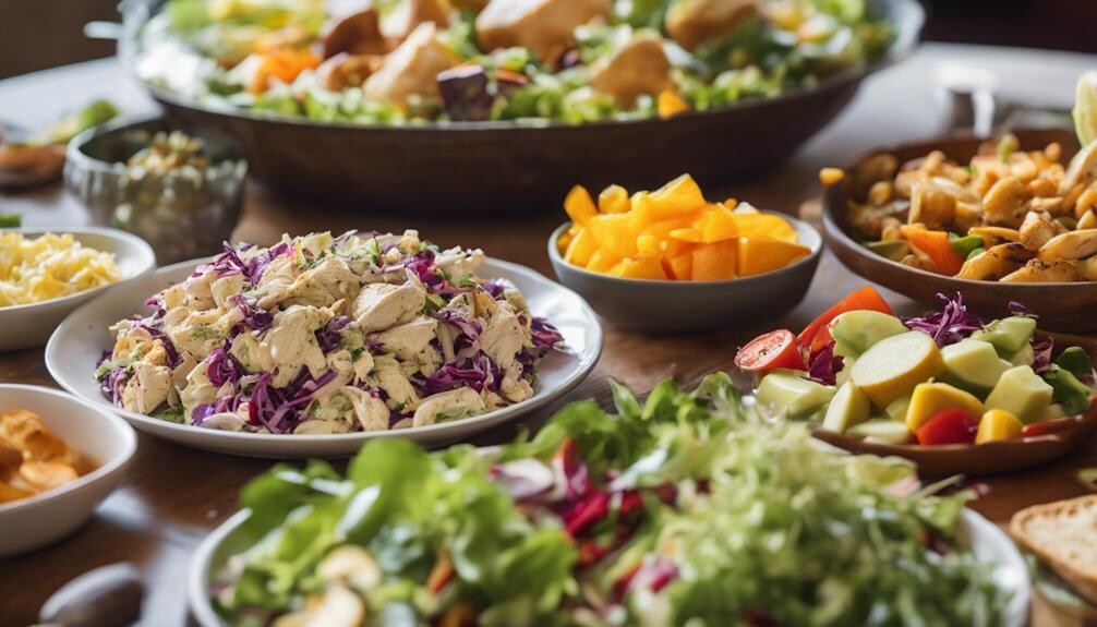 curried chicken salad sides