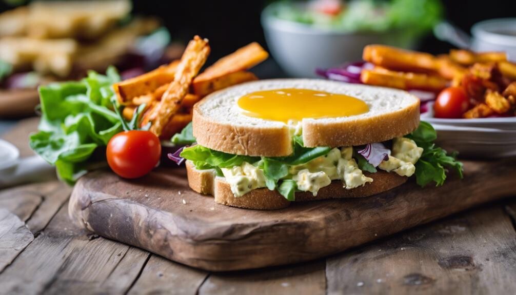 egg salad sandwich sides