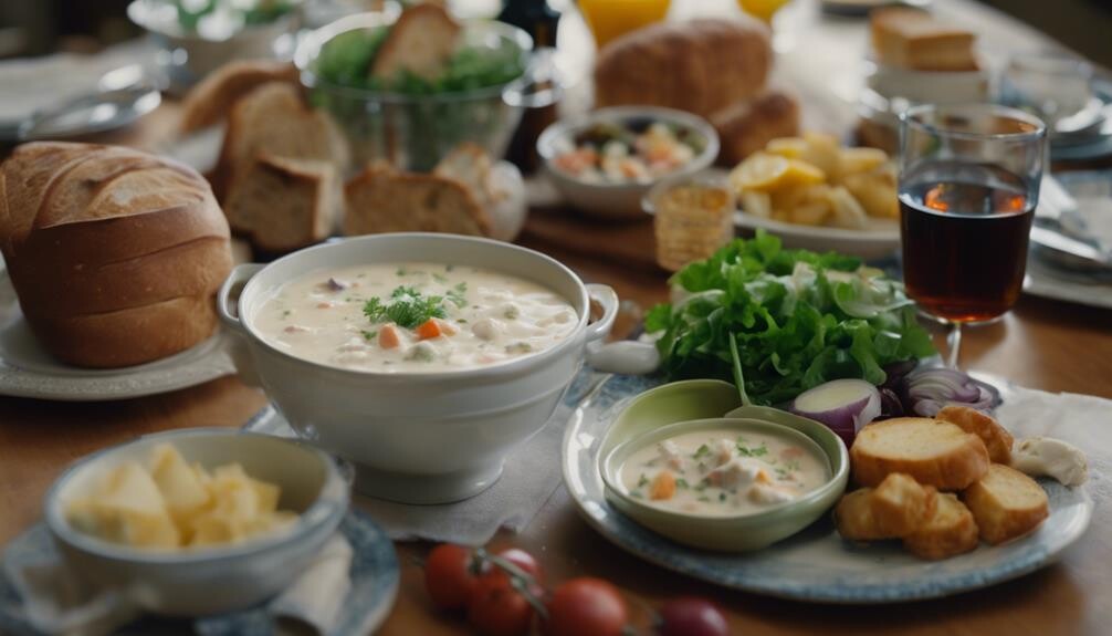 fish chowder side dishes