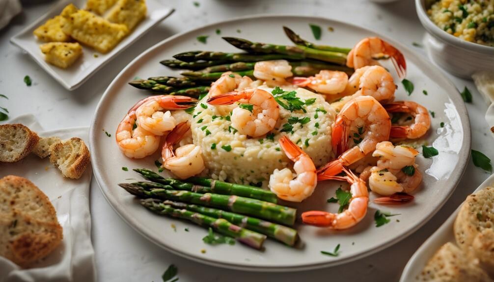 garlic butter shrimp sides