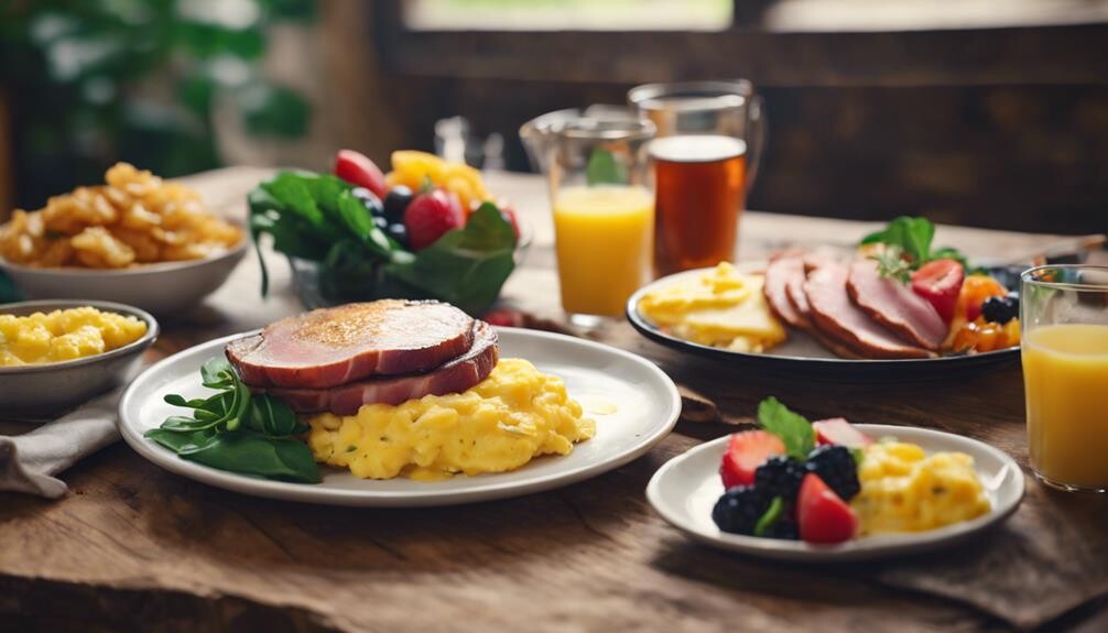 ham steak breakfast sides